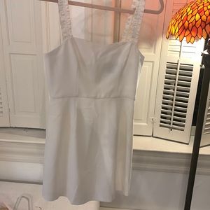 French Connection white mini dress